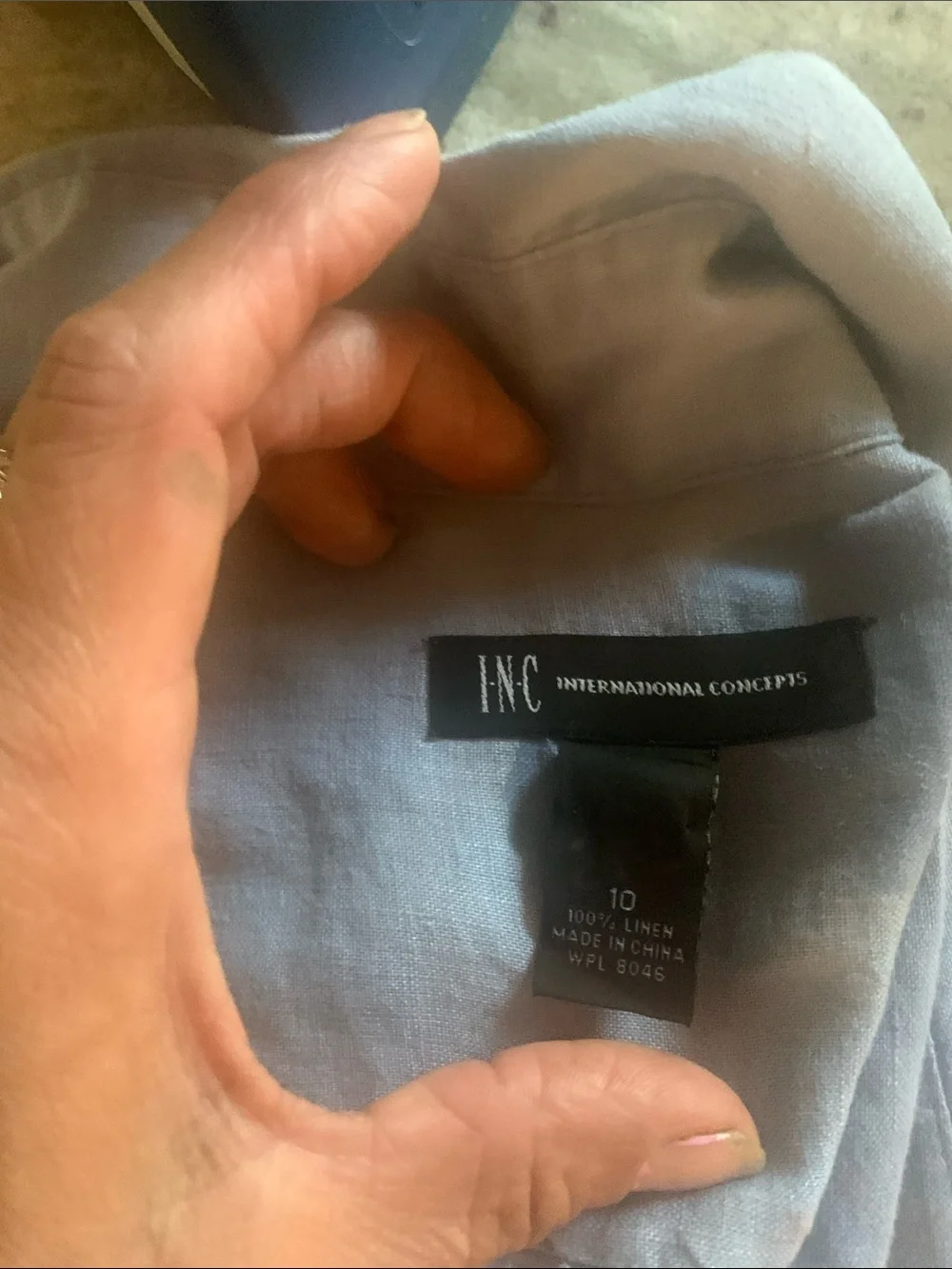 INC”International Concepts”2pc Linen Safari set -Button up shirt &cargo pants